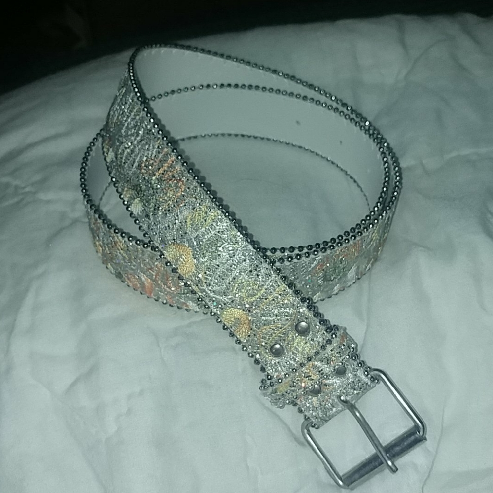 A beautiful belt with lots of Shimmer